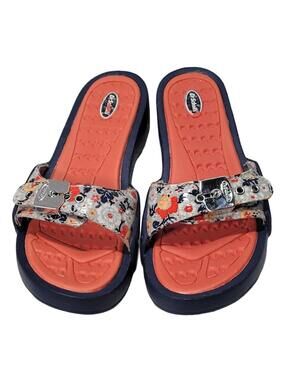 Dr. Scholl's Exercise Sandals in EVA Slide Sandals Women’s 6M Multi Color Floral
